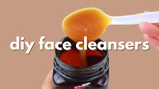 DIY Natural Homemade Face Cleansers