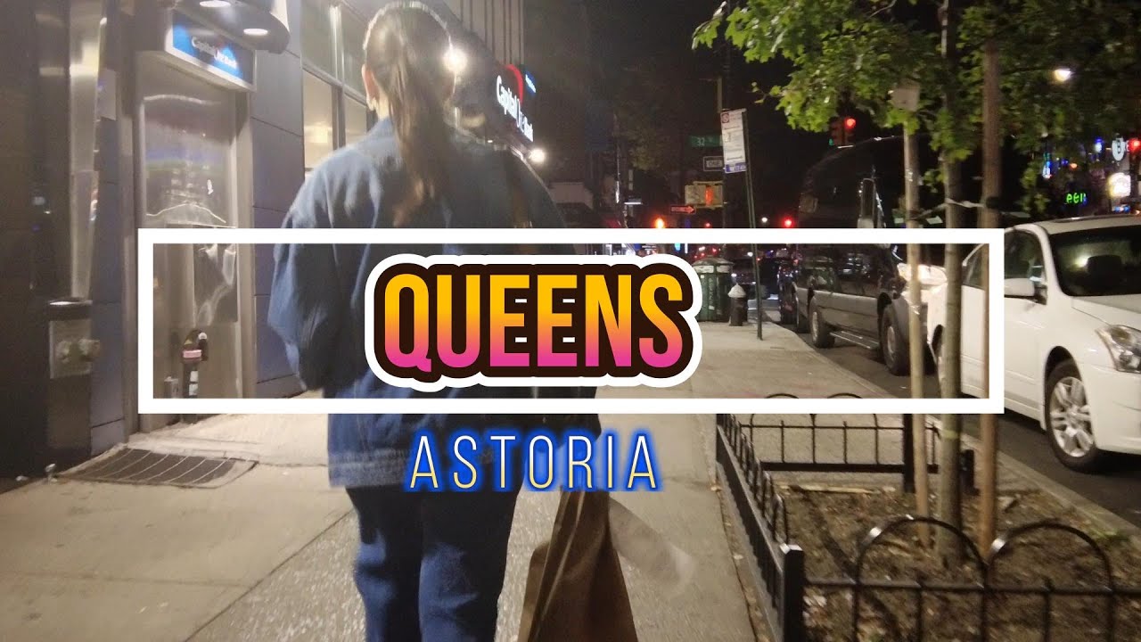 Queens Astoria area - 4K virtual walk NYC - YouTube