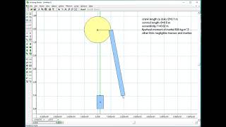 Creating a crank-slider in Working Model 2D