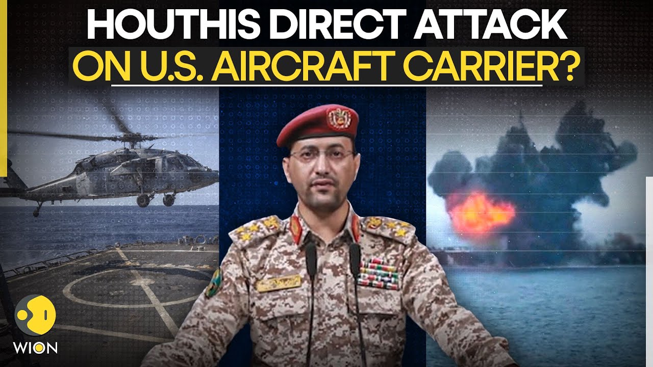 Israel Houthi War: Yemen’s Houthis Direct Attack On U.S. Aircraft Carrier? | LIVE Israel Houthi War: Yemen’s Houthis Direct Attack On U.S. Aircraft Carrier? | LIVE