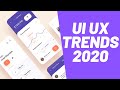 TOP 5 UI UX mobile App Design trends Inspiration in 2020