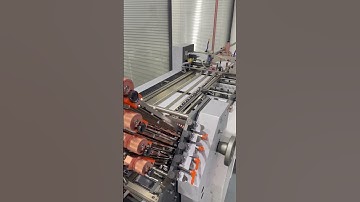 paper Folding machine #guk #mbo #foldingmachine #printing #packing #pharmaceutical
