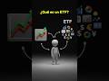 ¿Qué es un ETF? #inversiones #dinero #bolsadevalores
