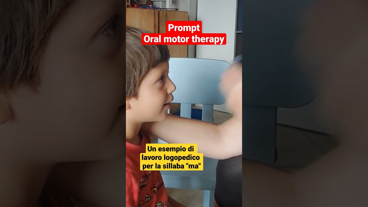 Prompt, Oral motor therapy, un esempio di lavoro logipedico per la sillaba "ma"