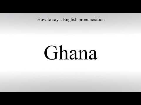 How To Pronounce Ghana - How To Say: American pronunciation - YouTube