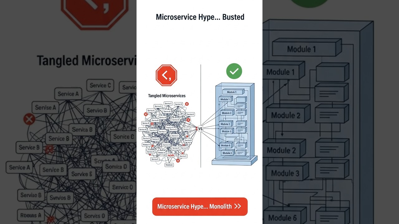 Microservices Lie? Why Teams Are Returning to Monoliths in 2025 🚨