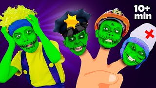 Zombie Finger Family Song + More | Zombie Song | Nursery Rhymes & Kids Songs