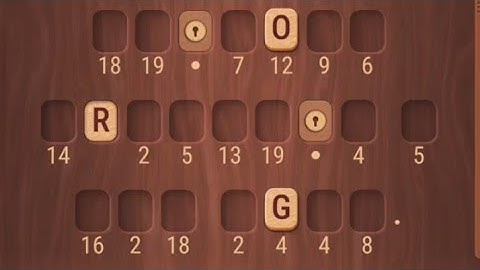 Colorwood Words Cryptogram Level 15 Walkthrough Gameplay Android,iOS 