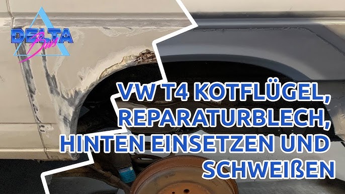 VW T4 Innenradlauf hinten als Reparaturblech ersetzen und