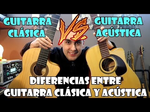 Vídeo: Diferencia Entre Guitarras Acústicas Y Guitarras Clásicas