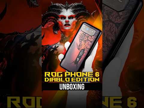 🔥 РАСПАКОВКА МЕГАСТИЛЬНОЙ DIABLO ASUS ROG PHONE 6
