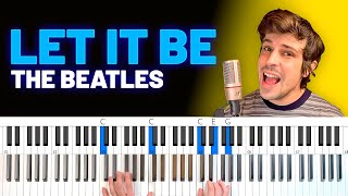 How to play “Let It Be” [Piano Tutorial/Chord Accompaniment in 3 Levels]