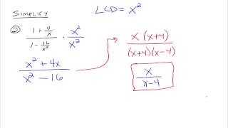 Complex Fractions