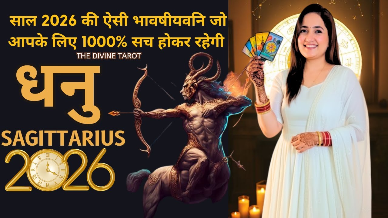 धनु राशि 2026 की बड़ी भविष्यवाणी जो सच होकर रहेंगी | DHANU Rashi 2026 | SAGGITARIUS | THE DIVINE TARO