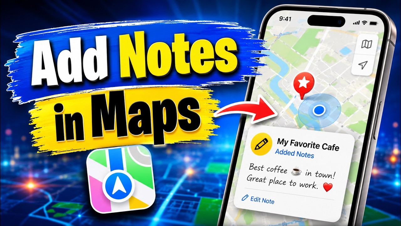 How to Hidden Apple Maps Feature! Add Notes to Any Location Instantly đ¤¯ ...