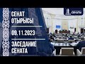 09.11.2023 - Сенаттың жалпы отырысы / Пленарное заседание Сената