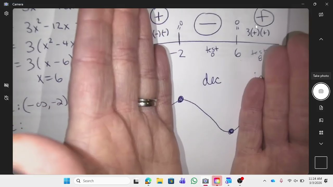 using calculus to analyze a curve