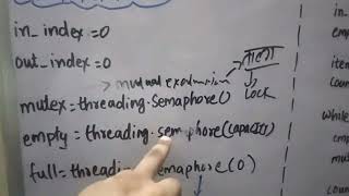 Producer Consumer Synchronisation using Semaphores in Python