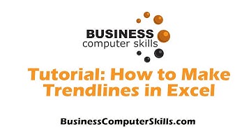 How to Make Trendlines in Excel
