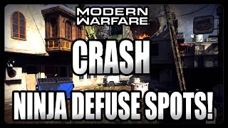 Modern Warfare Hiding Spots - CRASH Ninja Defuse Spots! (Modern Warfare Tips)