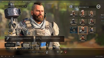 BLACK OPS 4- HOW TO CUSTOMIZE CHARACTERS