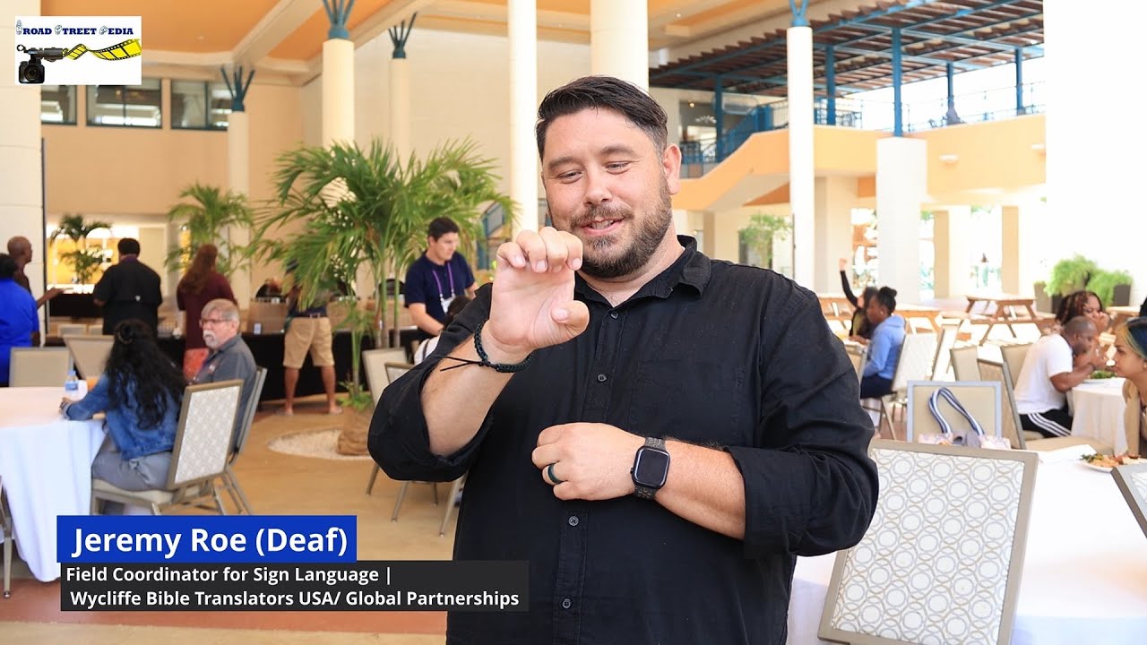 Caribbean Sign Language Conference, Interview with Jeremy Roe - Sign Language Bible Translation