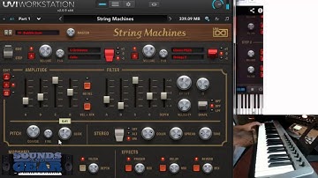 UVI String Machines analog string synth library review