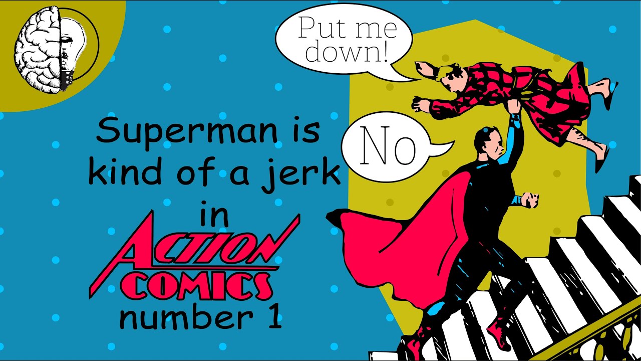ACTION COMICS #1 - First Comic Appearance of SUPERMAN - YouTube