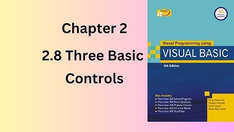 Introduction to Basic Controls in Visual Basic: Labels, Textboxes, and Command Buttons