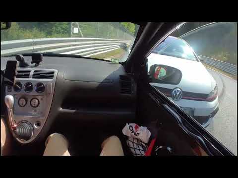 On Nordschleife TF as PASSENGER! in a Honda Type R crashed with other two cars, who was at fault?