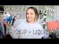 What's In My Carry On Makeup Bag + How To Pack Your Liquids Bag! 2022