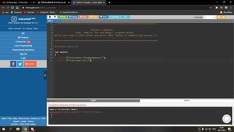 ใช้คำสั่ง printf ในภาษาซี แสดงชื่อนักเรียน ชั้น เลขที่ และ การขึ้นบรรทัดใหม่ | Kritsakorn