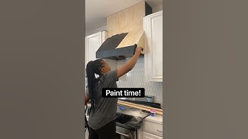 DIY Range Hood cover - 1 year later it’s still holding up well