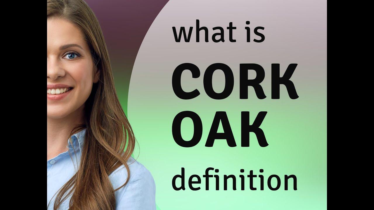 Cork oak — what is CORK OAK definition YouTube