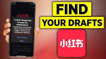 How To Find Your Drafts On Rednote App 2025 - Full Guide (Xiaohongshu App)