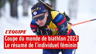 Coupe du monde de Biathlon 2023 - Simon dans le dur, Vittozzi aux anges sur l'individuel d'Östersund