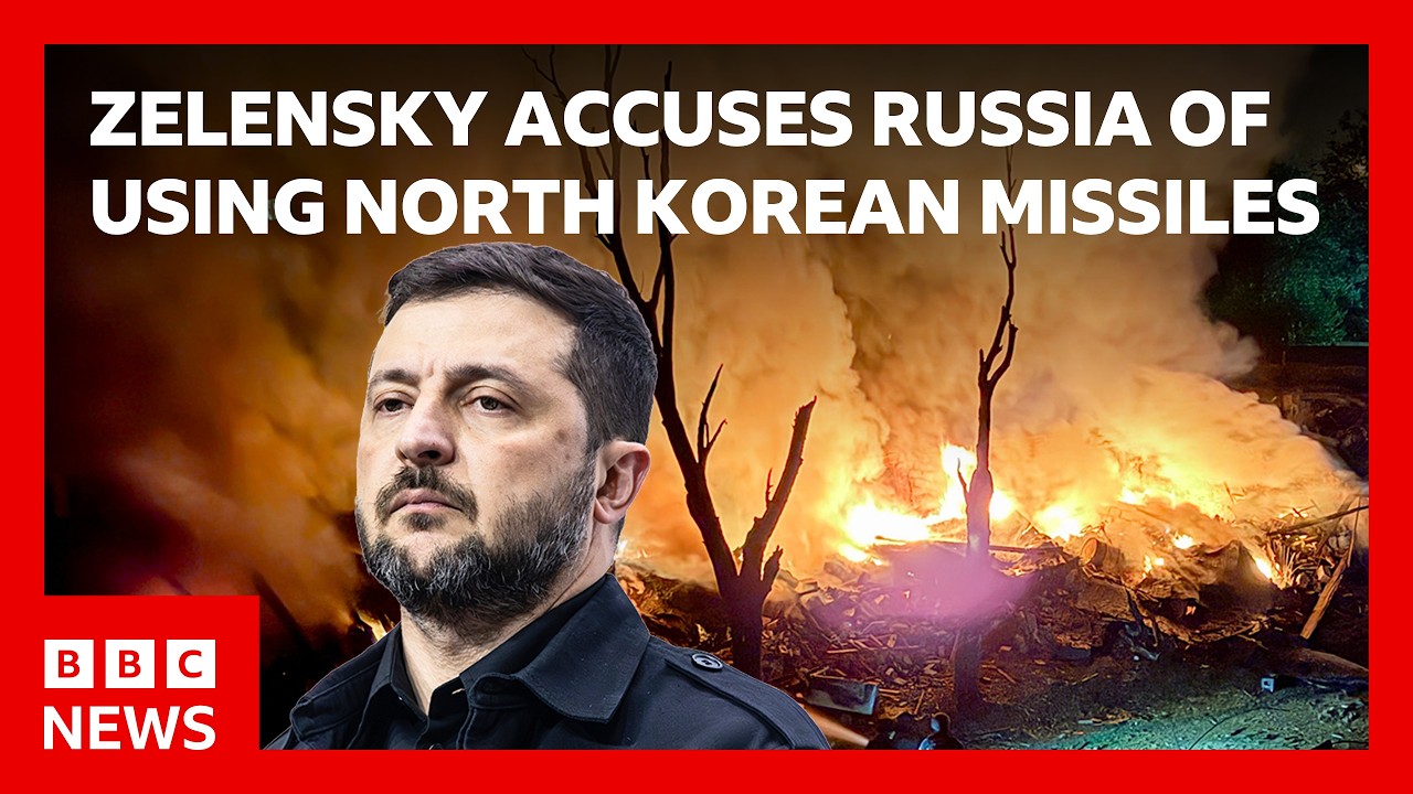 Russia using North Korean missiles to strike Ukraine, Zelensky says | BBC News