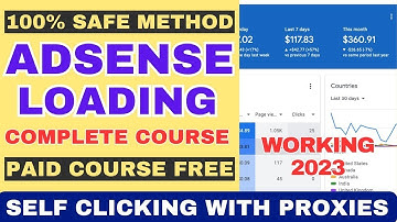 Adsense Arbitrage Full Course || AdSense Loading Method 2023 || Adsense Arbitrage Earning Proof
