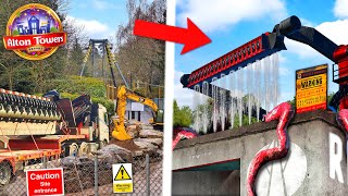 Alton Towers NEW RIDE starts CONSTRUCTION!!