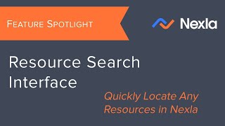 Resource Search Interface