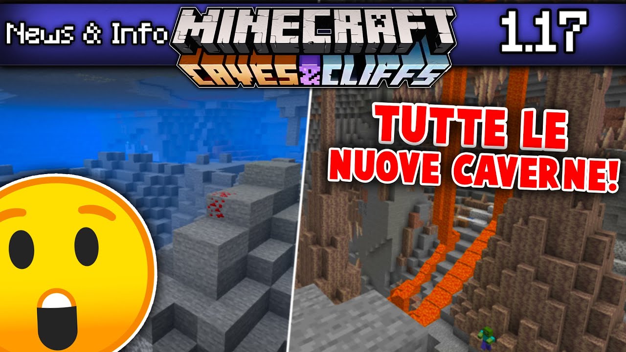 ECCO TUTTE LE NUOVE CAVERNE DI MINECRAFT 1.17! *spettacolare* - YouTube