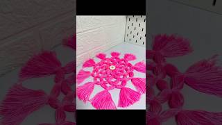 DIY Cute Yarn Table Mat
