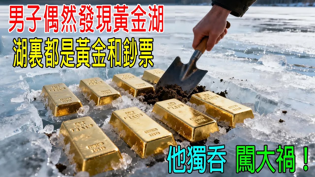 男子偶然發現黃金湖，湖裏都是黃金和鈔票，至少2000萬美刀，他獨吞，闖大禍！