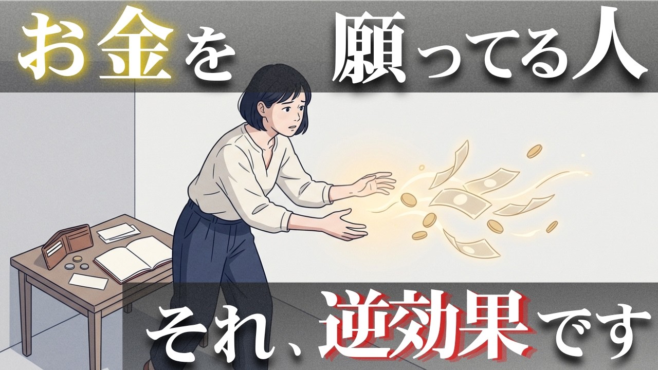 【逆引き寄せ】お金を願ったのに出費が増える人はこれを見て