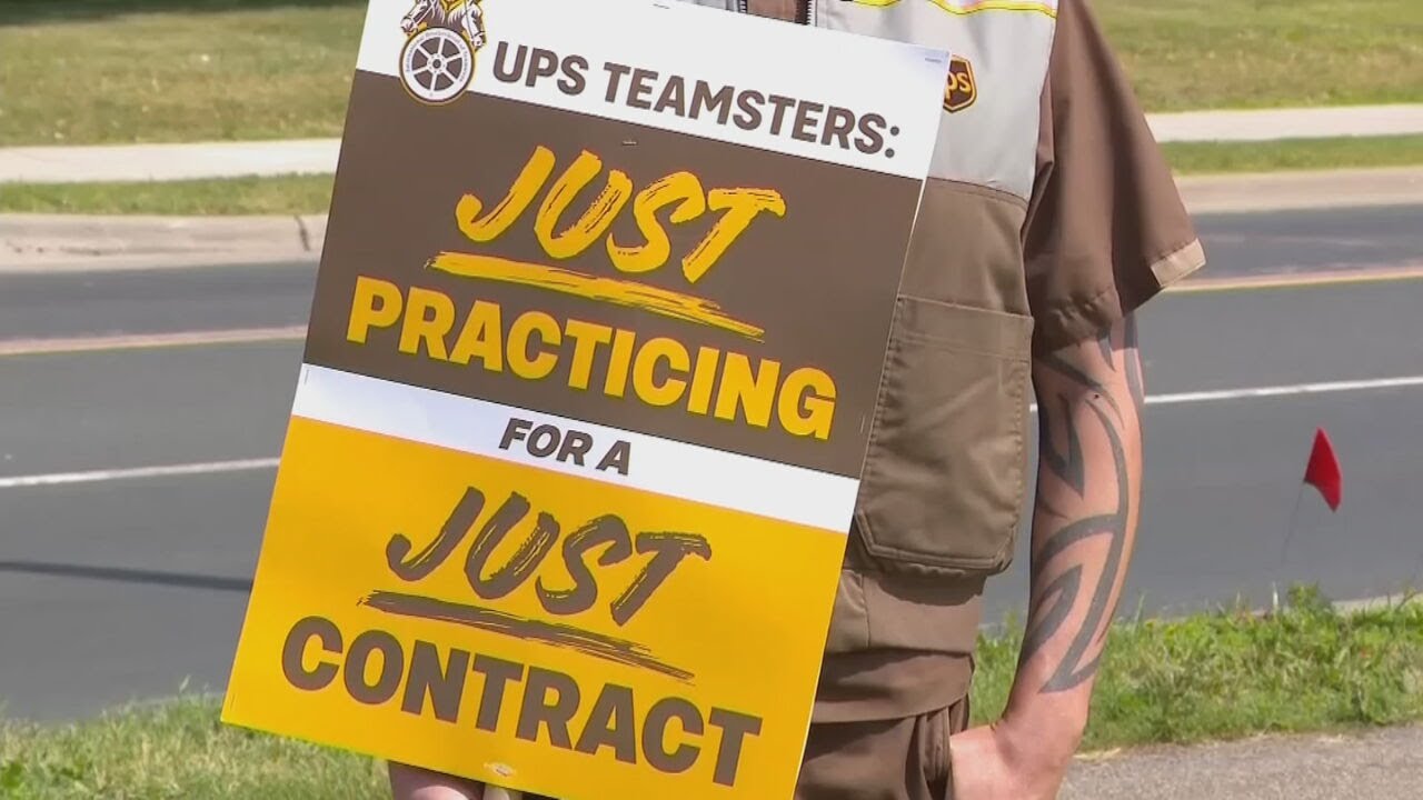 UPS To Train Nonunion Employees As Talks Stall With Union For 340,000 Workers, Deadline Nears