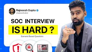 This 15 Min  Video can simplify your SOC interview
