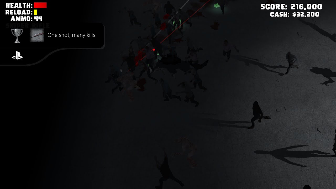 Yet Another Zombie Defense HD - One shot, many kills Trophy