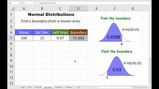 L8-Normal Distributions (4) Spreadsheet for finding boundaries