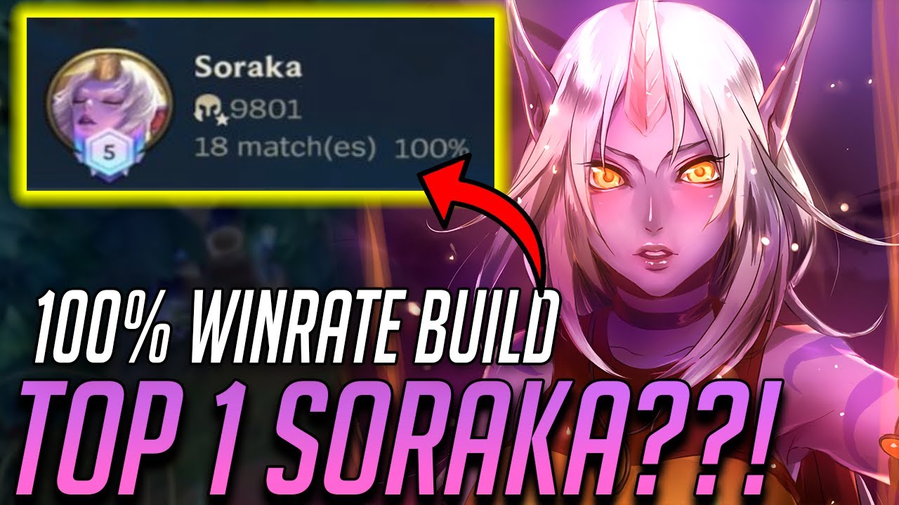 WILD RIFT SORAKA 100% WINRATE BUILD IS JUST OP (CHALLENGER SORAKA