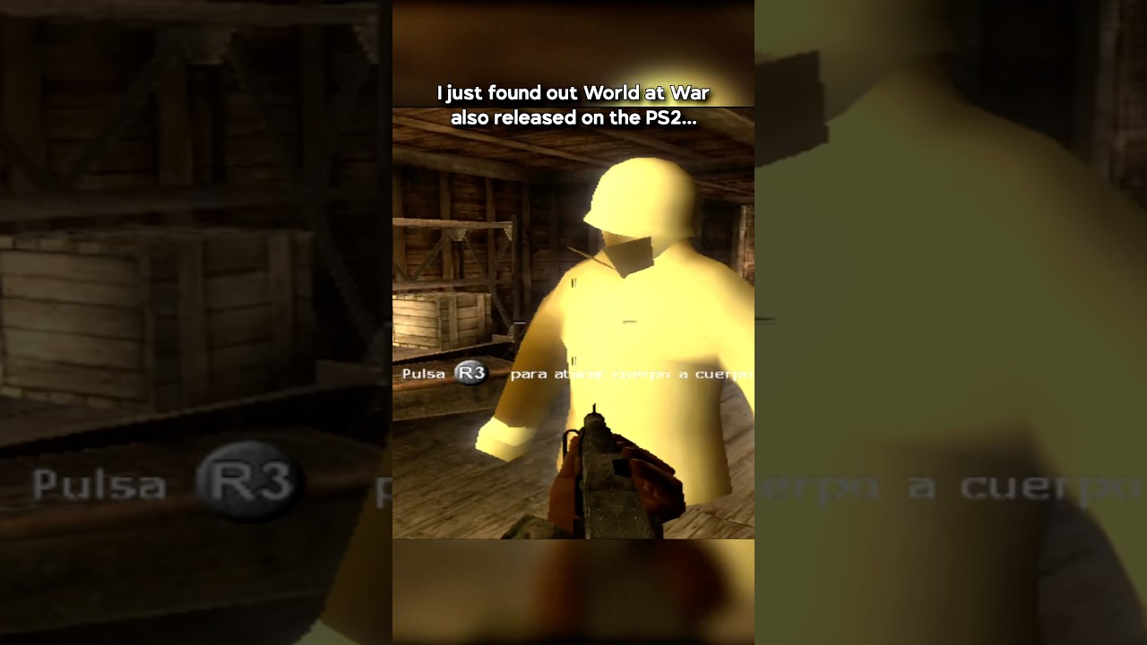 Call of Duty on PS2 #callofduty #nostalgia